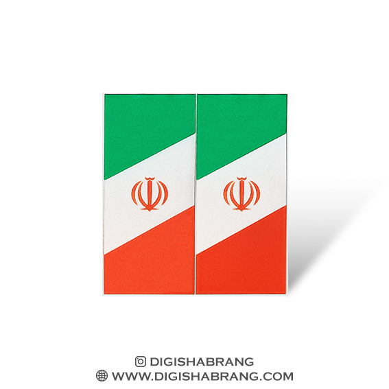 برچسب هشدار طرح پرچم ایران